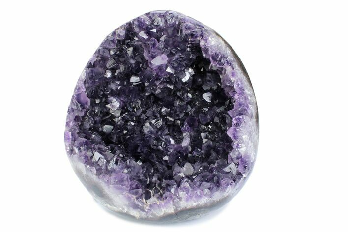Wide, Sparkling Purple Amethyst Geode - Uruguay #379346